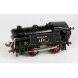 Hornby 1929-30 SR black no. 1 C/W special tank loco Southern A129, some chips, wear around