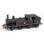 Brass kit built ex LNER 2-4-2 tank loco finished BR lined black no. 67194, can motor, finescale