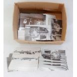One box containing a quantity of postcards depicting various commercial vehicles and road