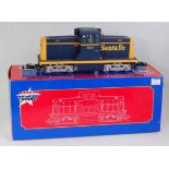 USA Trains American G scale outline diesel loco Santa Fe black and orange No. 1205 44 tonnes, with