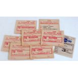 A selection of various local interest LNER tickets, to include a Lowestoft Central to Bishopsgate,