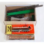 Mixed quantity of N gauge sectional track lengths (G), Piko Co-Co continental outline electric
