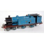 Leeds 4-4-0 c/w tank loco, total repaint as blue Caledonian Railways, fitted with Carette