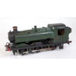 Kit/scratch built green (BR) Pannier 0-6-0 tank No. 9403, extensive touching-in and corrosion to