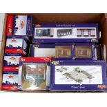 Quantity of Bachmann Scenecraft buildings, some duplication includes GCR station items, large engine