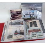 One box containing approximately 500+ various colour and black & white photographs, cigarette cards,