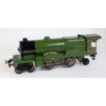 1933-6 Hornby No.3C Flying Scotsman 4-4-2 clockwork loco only, no tender, lighter green, black