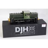 Built by DJH Class 14 fine scale BR green D9551 diesel outline with sprung buffers (M-BM)