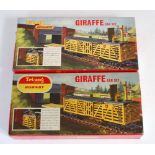 A Triang R348 Giraffe car set appears complete and with instructions (M-BM) and a similar Triang