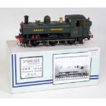 Springside Models 2-rail finescale GWR 0-6-0 pannier tank No. 6142 green, slight corrosion to