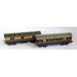 Carette for Bassett-Lowke GWR 1st/3rd bogie coach - roof repainted and considerable touching-in,