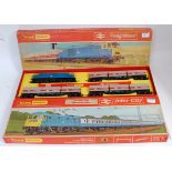 Two Triang/Hornby sets: R645 Freightliner train pack with R644A Electric InterCity train pack with