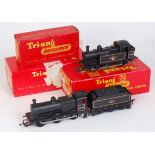 Triang R52 BR lined black Jinty 0-6-0 tank engine (G-BG), together with R251/R33 class 3 engine