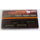 Marklin Mini-club ref 8102 green K Bay stats B 4-6-2 engine and 3 coaches (M-BM)