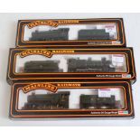 Three Mainline "GWR" locos:- two 37-058 0-6-0 Collett goods green no. 3205, with 37045 2-6-0 43xx