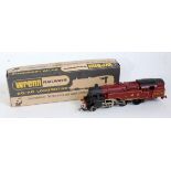 A Wrenn Railways W2219 LMS maroon 2-6-4 tank engine, with instructions (VG-BG)