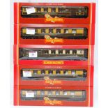 5 Hornby Pullman Cars 3x R223 and 2x R233 names added to some (G-BG)