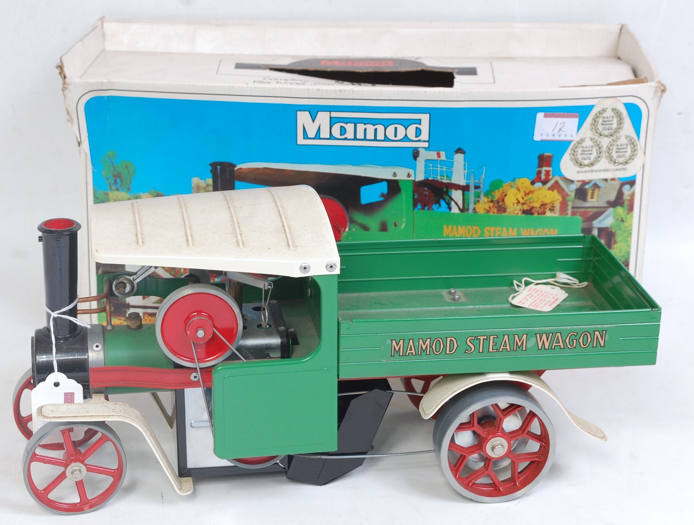 Mamod steam wagon appears unused but will benefit from cleaning (NM) (BNM)