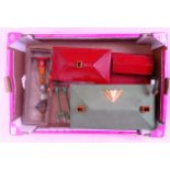 A large tray of American Flyer accessories including Flyer Town Freight Station with lighting (G),