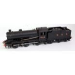 Brass Connoisseur kit built LNER black class J39 loco and tender no. 1545, finescale wheels, screw