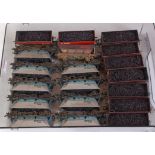 19 mixed makes coal hopper wagons, all with loads added and weathering (GR)