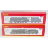 Two factory weathered Hornby locos and tenders: R2200 BR 2-10-0 Class 9F 92151 and R2258 BR 4-6-0