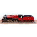 A very well engineered 3½" gauge live steam LMS Stanier Mogul 2-6-0 locomotive and tender comprising