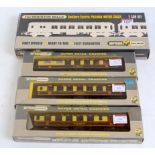 Wrenn Brighton Belle 2-car brown and cream set W3006/7 with three coaches, all will benefit by