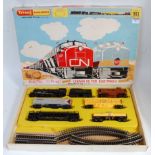 Triang Railways Ref. 903 Canadian made Meccano/Triang Canadian Pacific steam freight set, loco