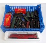 Small tray containing an assortment of locos and tenders, some items might not be in working order:-