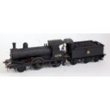 Scratchbuilt by Nigel Goff BR black class E4 loco and tender no. 62785, ex Mildenhall Branch loco,