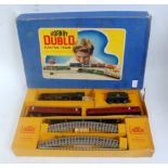 Hornby Dublo 3-rail passenger set EDP12 Duchess of Montrose, matt loco, few chips on edge of running