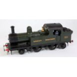 Kit/scratch built green GWR 2-4-2 finescale 2-rail loco No. 1322 (F-G)