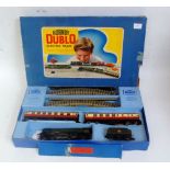 Hornby Dublo 3-rail passenger set EDP12 Duchess of Montrose loco and tender semi-matt, neither gloss