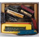 Mixed collection of rolling stock, 4 steam locomotives, 3 diesel locomotives wagons, coaches some