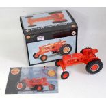 An Ertl Precision Series 1:16 scale diecast model of an Allis Chalmers model WD45 tractor, model No.