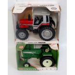 An Ertl boxed 1:16 scale farming diecast group to include an Oliver 1555 tractor, together with a