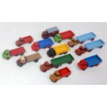 12 various Britains Lilliput and white metal commercial vehicles, examples to include an LV Britains