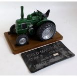 A Tractoys of France 1:16 scale resin and diecast model of a Field Marshall Series 2 tractor,