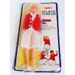A Butlins Holiday World, made in China, red coat doll, vinyl doll with washable rooted hair and