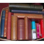 A box of 19th century and later books, to include Elphinstone's History of India, Lord Bryon's