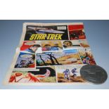 A Star Trek The Motion Picture 15th Anniversary 1979-1994 commemorative medal, with comic