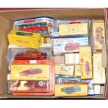 One box containing a quantity of Dinky Toy Atlas Edition and Dinky Toy by Matchbox modern release