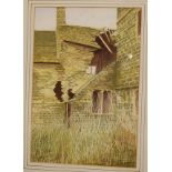 Arthur Pateman - Staly Hall, Stalybridge, watercolour with traces of white, signed lower right,