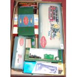 One tray containing a quantity of boxed Corgi and Oxford diecasts mixed steam related commercial