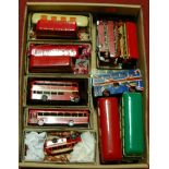 One tray containing a quantity of diecast and white metal kit built public transport diecasts and