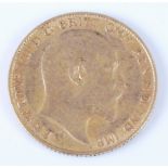 Great Britain, 1903 gold half sovereign, Edward VIII, rev; St George & Dragon above date. (1)