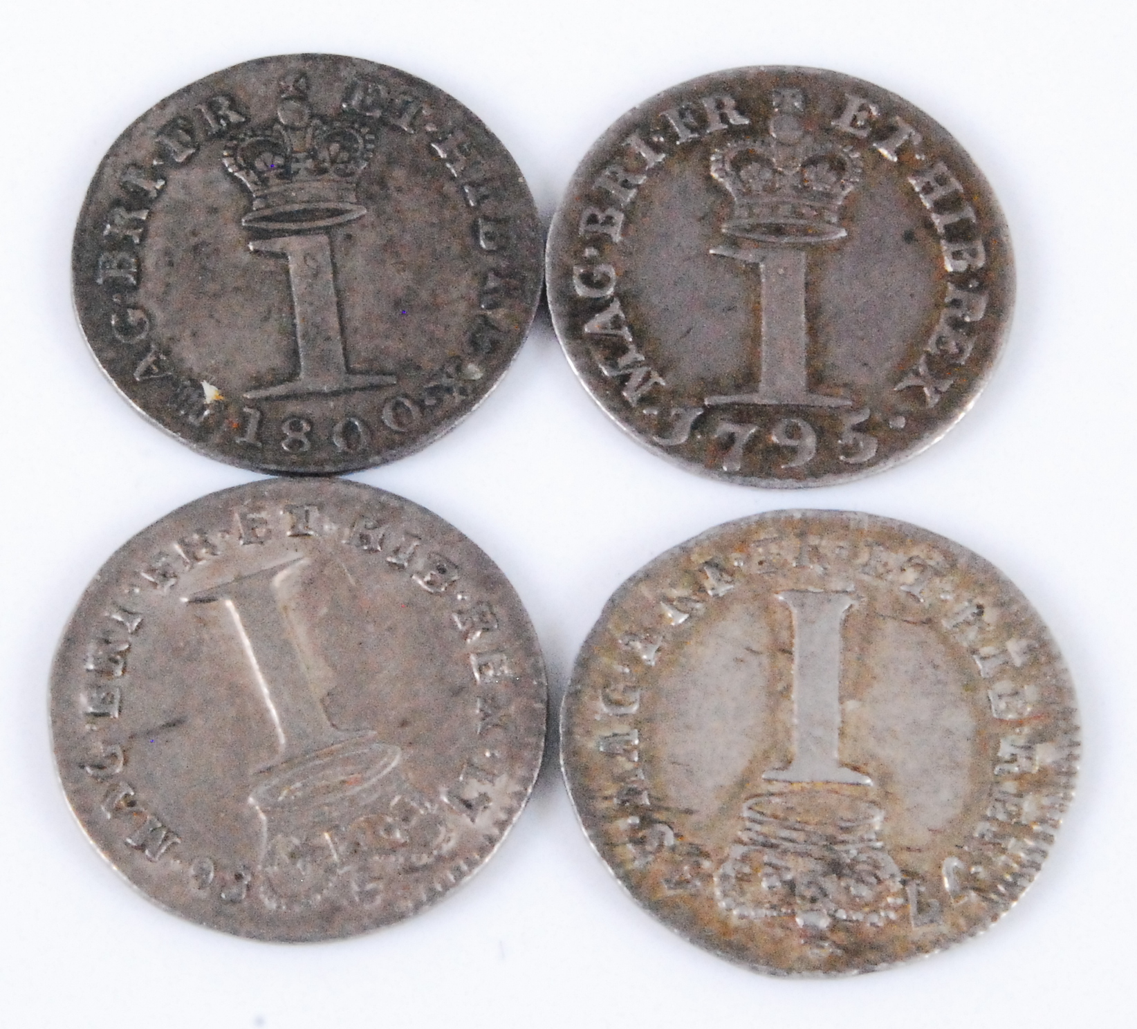 Great Britain, Four Maundy Money 1d coins to include George III 1743, 1786, 1795 and 1800. (4) - Image 2 of 2