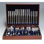 A modern Arthur Price canteen of silver plated cutlery (eight place setting)