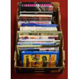 A box of assorted model related books to include Jack Tempest Post War Tin Toys